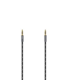 Hama Audio Cable, 3.5 mm AUX, Metal, Gold-Plated, 1.5 m