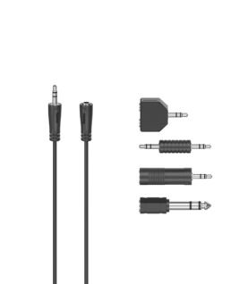Hama Audio Jack Connection Kit, 2.5 m- Black