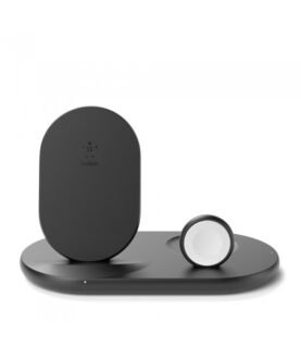 Belkin 3IN1 WIRELESS charger 7.5W PAD/STAND/APPLE WATCH - BLACK - EU PLUG