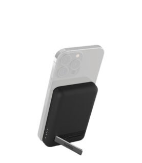 Belkin 5K MAGNETIC WIRELESS POWER BANK + KICK STAND, BLACK