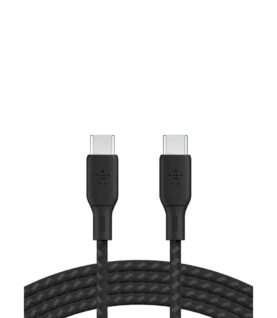 Belkin BRAIDED USBC-C 2.0 100W CABLE 2M, BLK