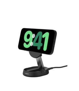Belkin Convertible Magnetic Wireless Charging Stand with Qi2 15W pro black