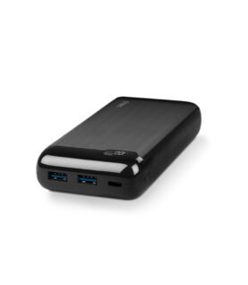ttec PowerSlim LCD PD 20.000 mAh 20W Powerbank With USB-C Input/Output-Black