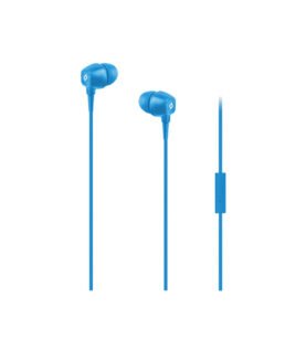 ttec Pop In-Ear Headphones with Microphone , 3.5mm-Blue